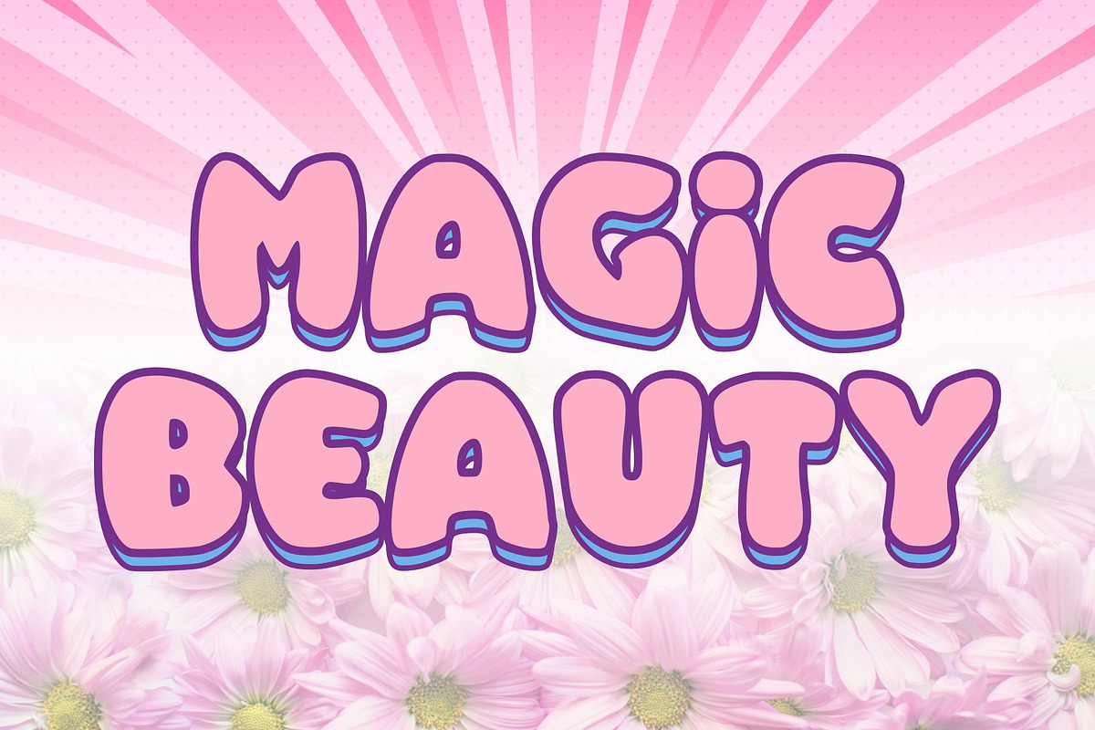 Flower Bloom, a Font by Limited.studio (Photo 2 of 7)