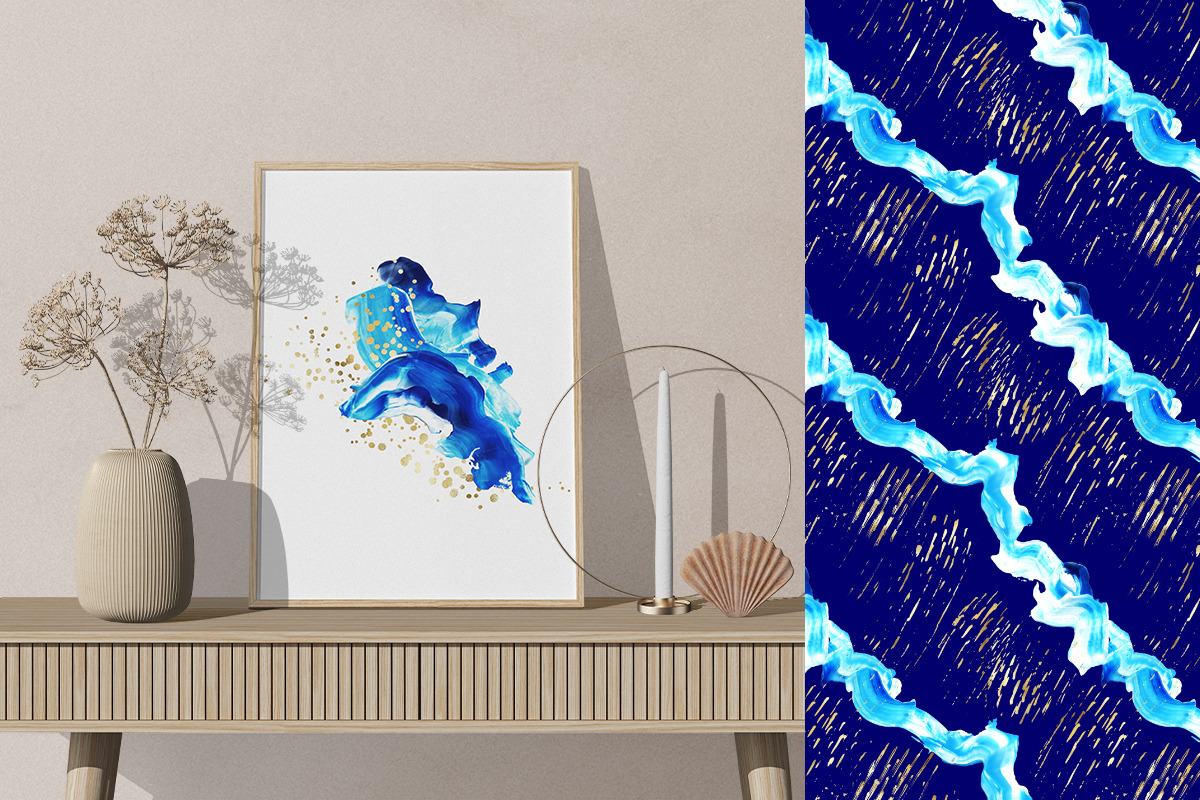 Abstract acrylic. Winter collection, an Object Graphic by Julie&Taily (Photo 24 of 30)