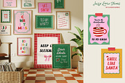 Fun Quirky Christmas Posters, a Background Graphic by Essentially Nomadic (Thumbnail 4 of 12)