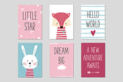 Baby posters and cards with animals, an Animal Illustration by Paper Cards (Thumbnail 2 of 5)