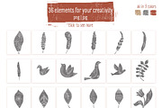 Boho Linocut Style, a Decorative Illustration by dasha mo (Thumbnail 3 of 6)