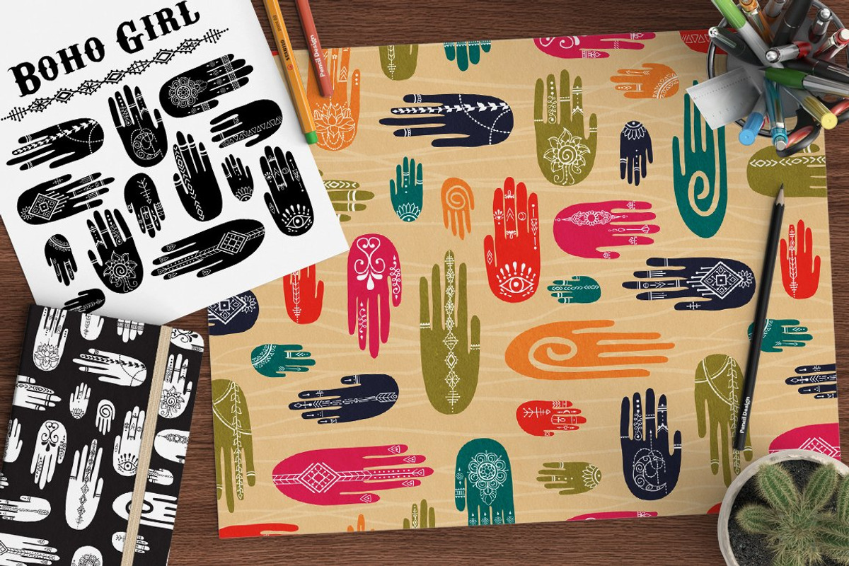 Bohemian Patterns, Prints, a Pattern Graphic by Dasha_D (Photo 1 of 6)