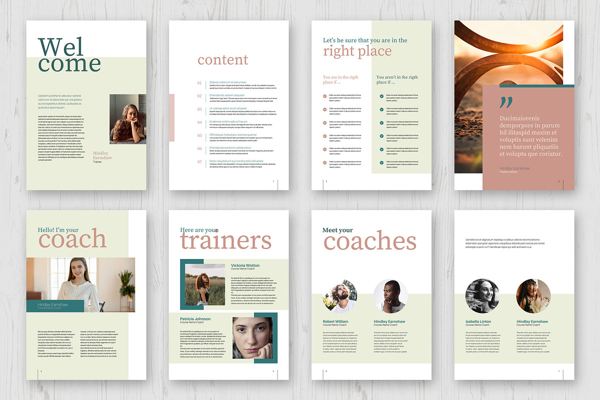 Canva Course Workbook Template, a Marketing Template by Sabin (Photo 2 of 9)