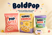 BoldPop – Chunky Display Font, a Slab Serif Font by Wow Magic (Thumbnail 4 of 5)
