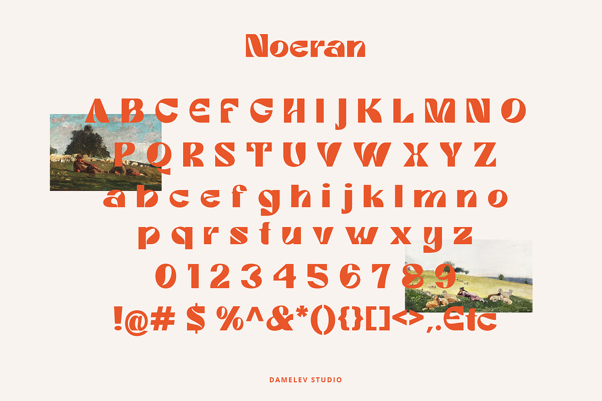 Noeran, a Sans Serif Font by Damelev (Photo 10 of 11)