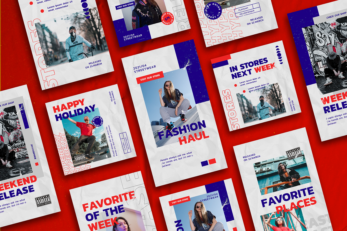 Ludenm-Hype Instagram Stories & Post, a Social Media Template by MYDesign (Photo 4 of 5)