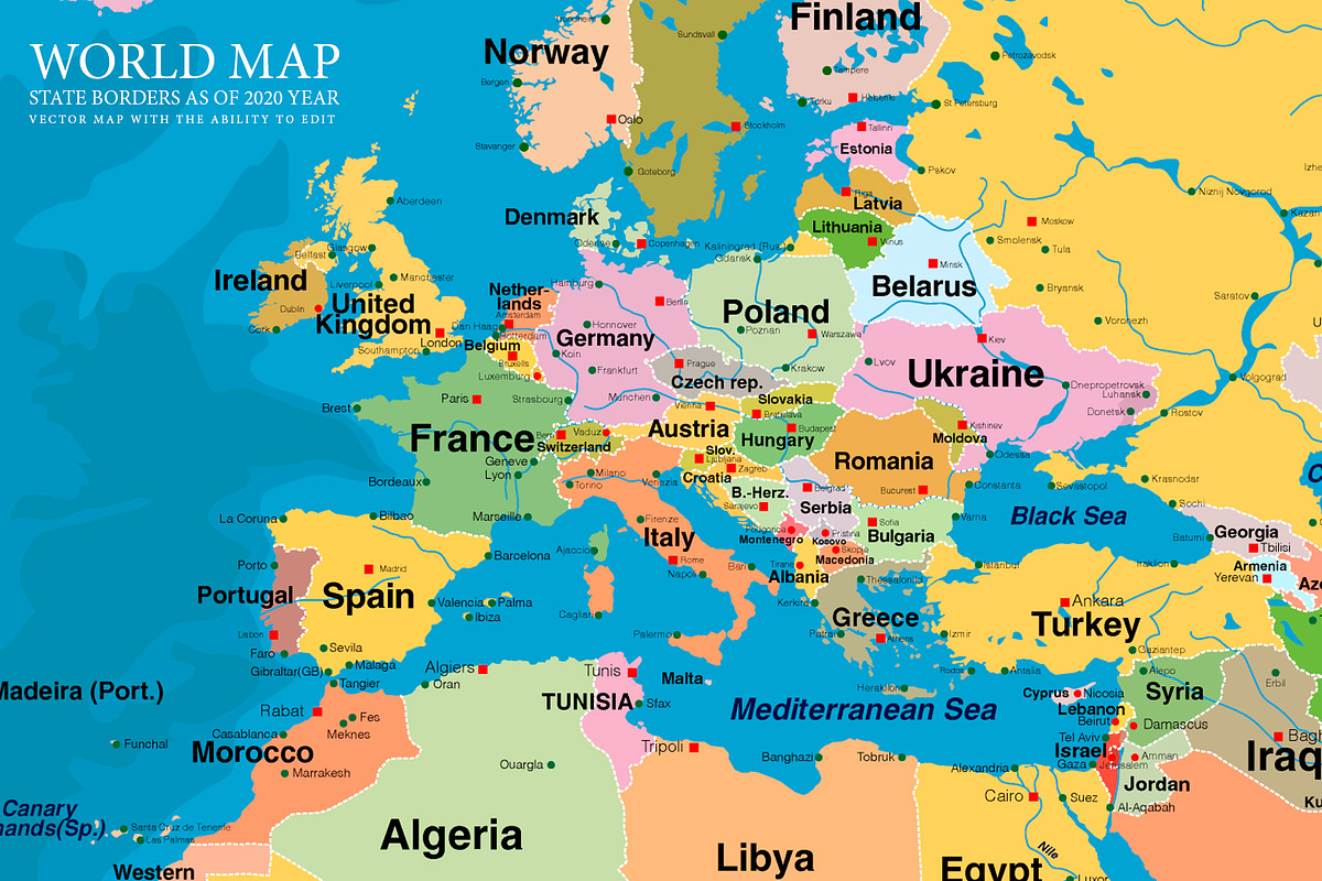 World map, an Object Graphic by DOBROGRAPH (Photo 2 of 6)