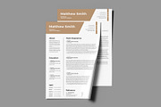 ATS Friendly Resume Template, a Resume Template by PixelStudio (Thumbnail 3 of 4)