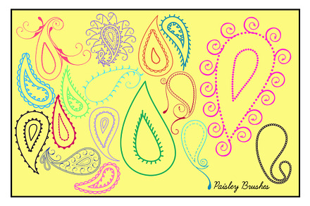 Paisley Brushes