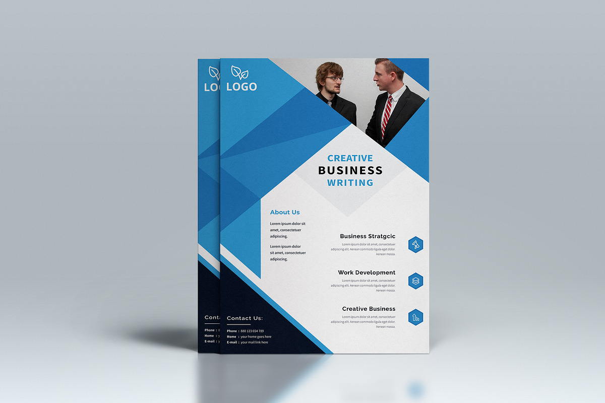 Corporate Business Flyer Template, a Flyer Template by UI_Expert (Photo 2 of 3)