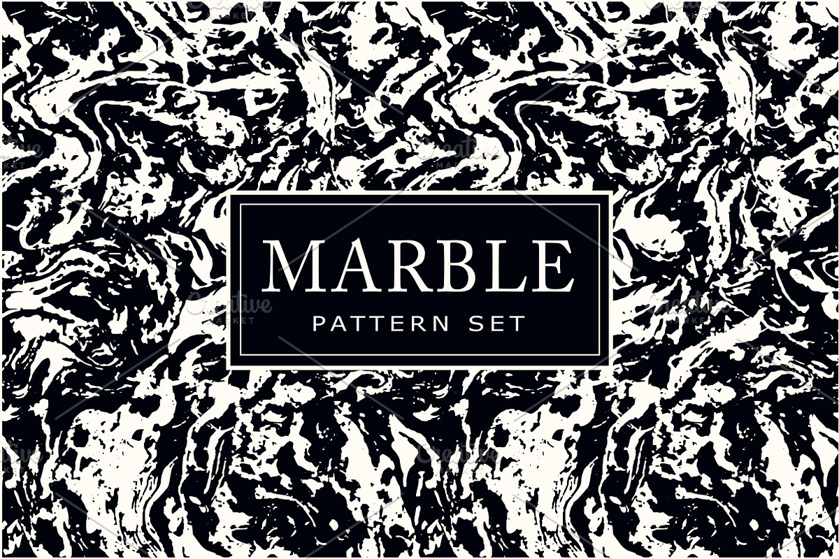 7 Marble seamless patterns set, a Pattern Graphic by Asyndrom (Photo 1 of 4)