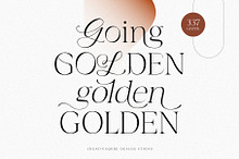 Going Golden Font Family