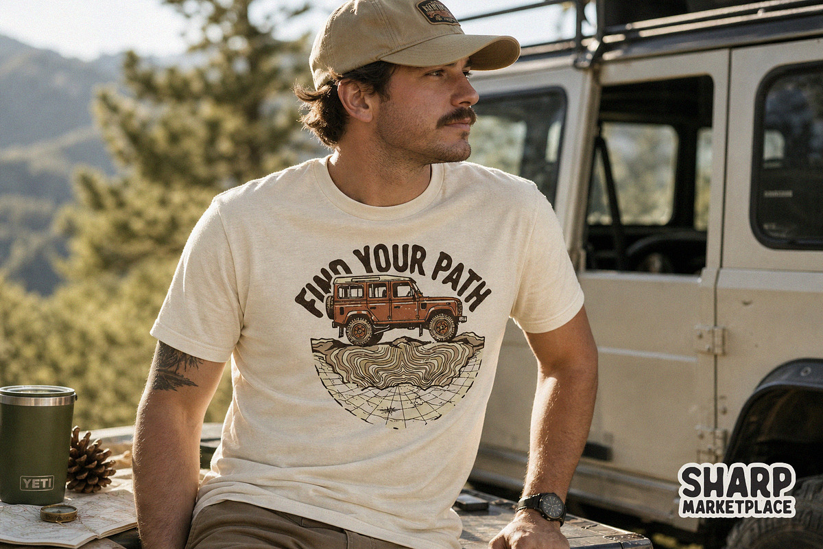 Find Your Path Off Road Truck, an Object Graphic by SharpMarketplace (Photo 2 of 4)