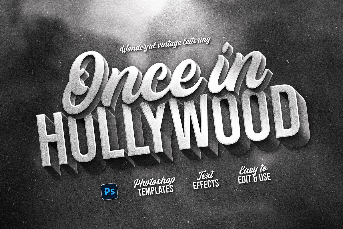 Old Movie Titles, a Layer Style Add-On by Andrew Skoch Design (Photo 9 of 10)