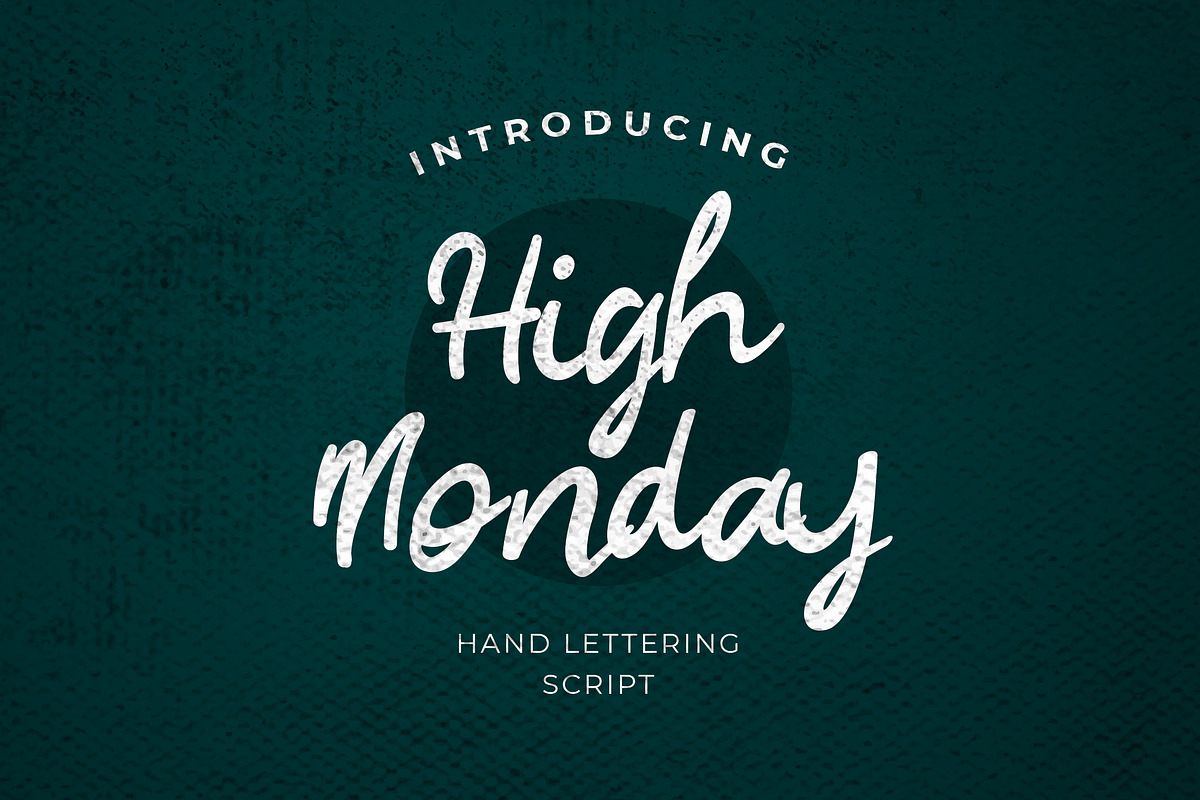 High Monday Handwritten Font