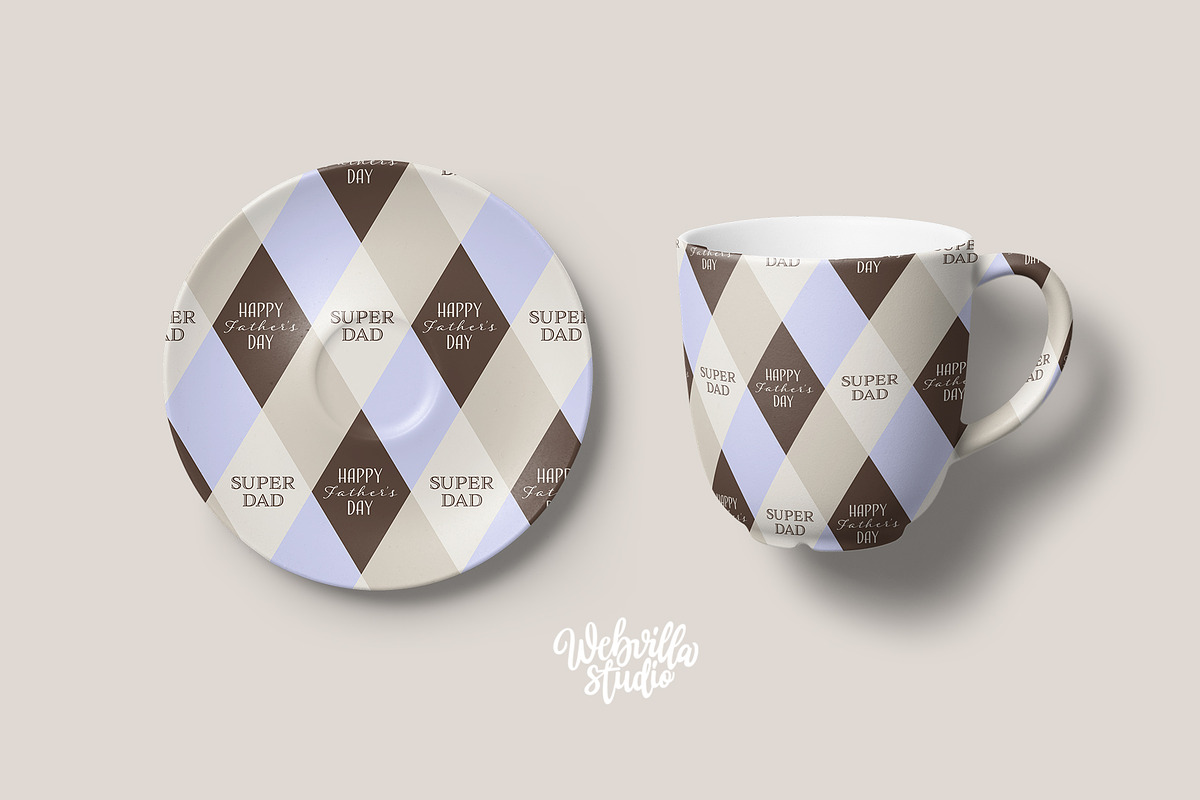 Father's Day Pattern, a Pattern Graphic by Bloomart Studio (Photo 2 of 6)