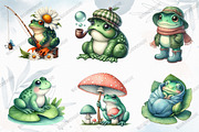 Spring Green Frog Pond Clipart, a Graphic by designcity5 (Thumbnail 3 of 5)