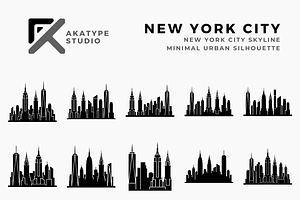 NYC Skyline Icons