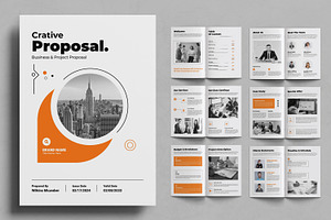 Creative Proposal Design Template, a Brochure Template by ContestDesign