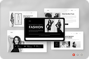 Black and White Fashion Powerpoint, a Presentation Template by Annora Studio (Thumbnail 1 of 5)