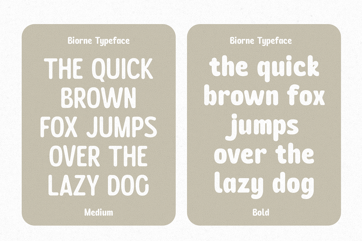 Biorne - Display Rounded Typeface, a Font by Haps Space (Photo 5 of 16)