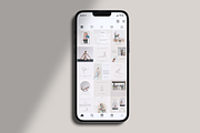 Yoga Studio Instagram Template Canva, a Social Media Template by NoheaDesignShop (Thumbnail 11 of 12)