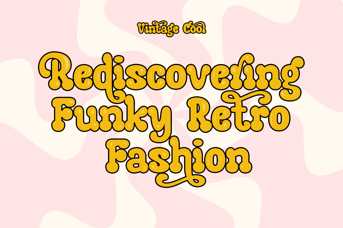 Seginoly - Retro Groovy Font, a Serif Font by Shakira Studio (Photo 5 of 11)