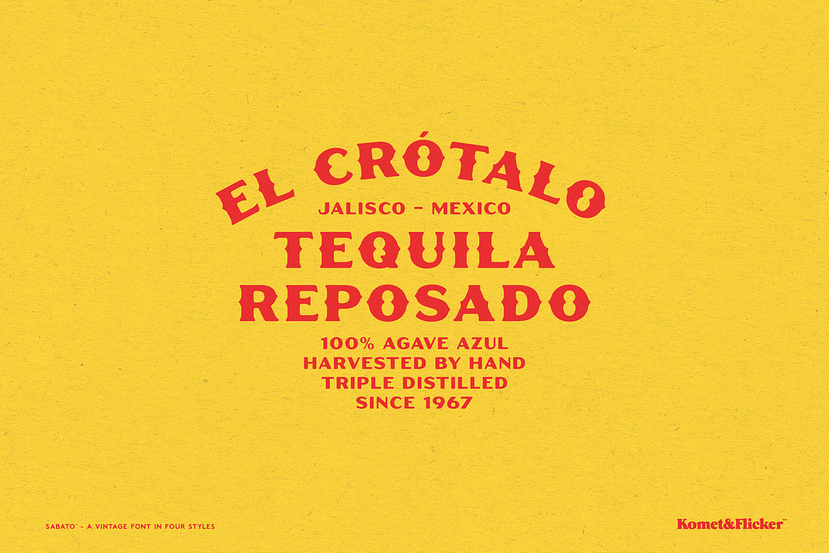 Sabato – Sans & Serif in Four Styles, a Serif Font by Komet & Flicker (Photo 2 of 13)