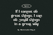 Tirayuna Bold Retro Serif, a Serif Font by Cruzine (Thumbnail 5 of 10)