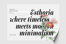 Esthoria – Modern Elegant Serif