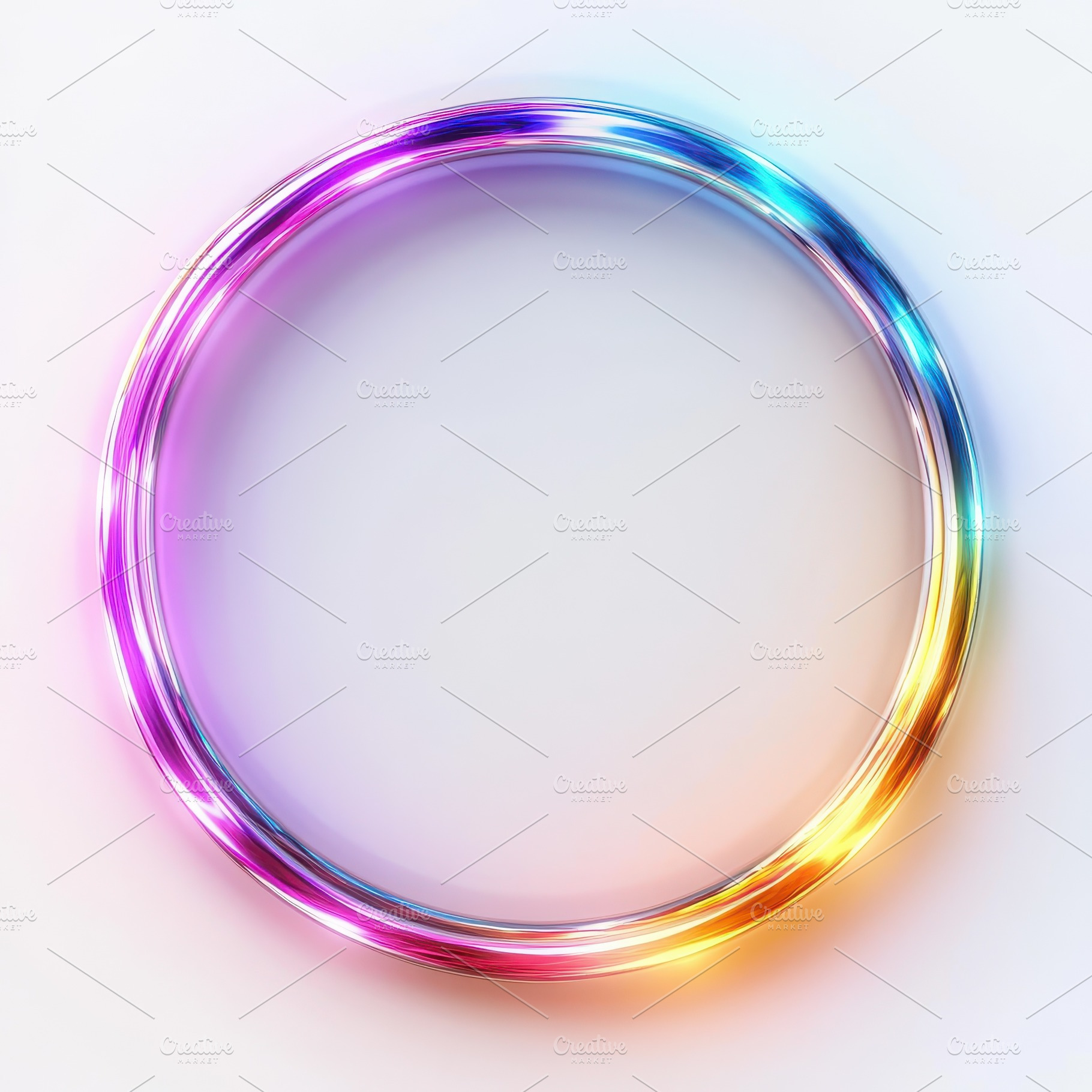 Vibrant Rainbow Circle Abstract Desi, a Background Photo by Pixeness Studio
