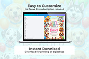 Dog Birthday Invitation Template, an Invitation Template by M9 Design (Thumbnail 3 of 4)