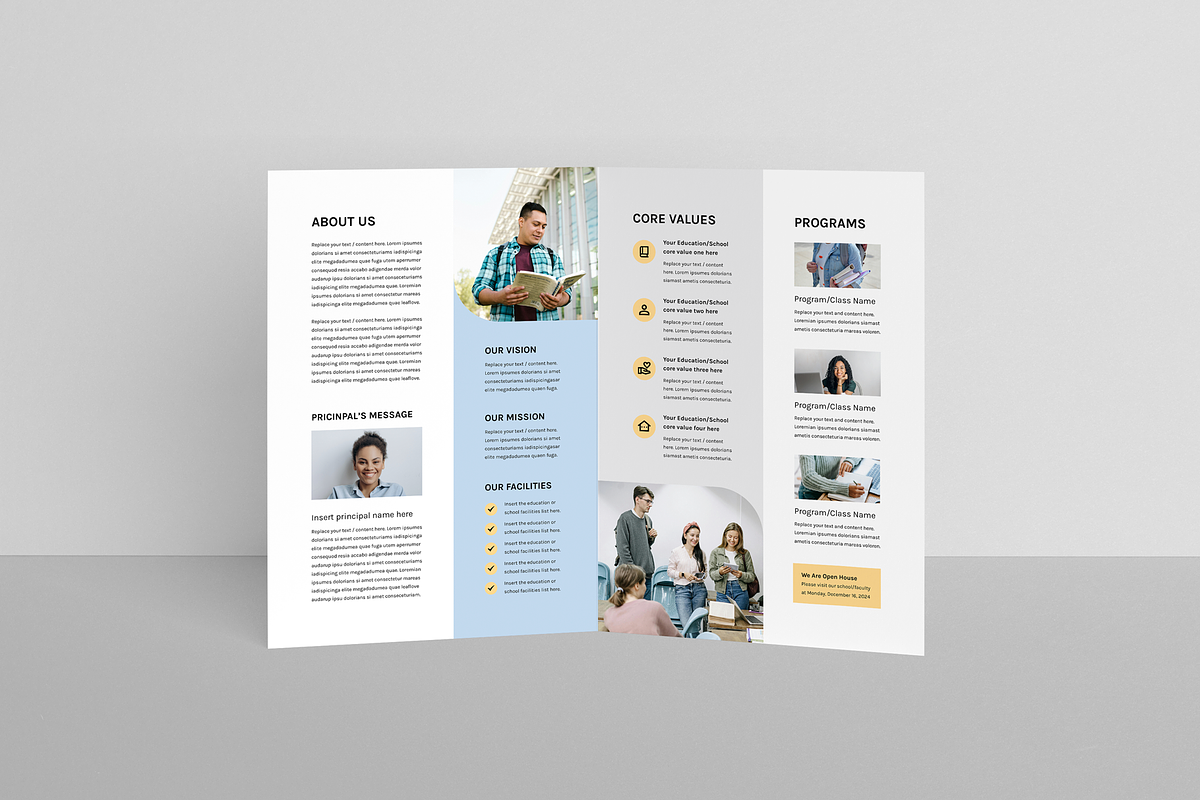 Education Brochure | MS Word & Indd, a Brochure Template by Leaflove (Photo 2 of 5)