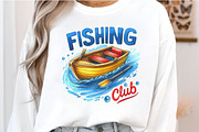 Vintage-style Fishing  PNG, an Illustration by Designworld (Thumbnail 2 of 7)