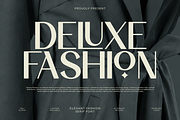 Deluxe Fashion - Luxury Sans Font, a Sans Serif Font by Font Liner (Thumbnail 1 of 10)