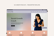 Sabrina Ella Wix Website Template, a Wix Template by Girl Boss From Home (Thumbnail 1 of 6)