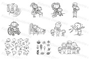 Healthcare bundle, kids and doctors, a Healthcare Illustration by Bubert Art (Thumbnail 3 of 3)
