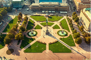 Schlossplatz in Stuttgart, Germany, an Architecture Photo by Nature and travel