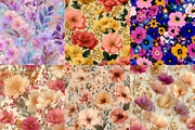 Summer Ditsy Floral Patterns, an Illustration by DreamPrint404 (Thumbnail 5 of 8)