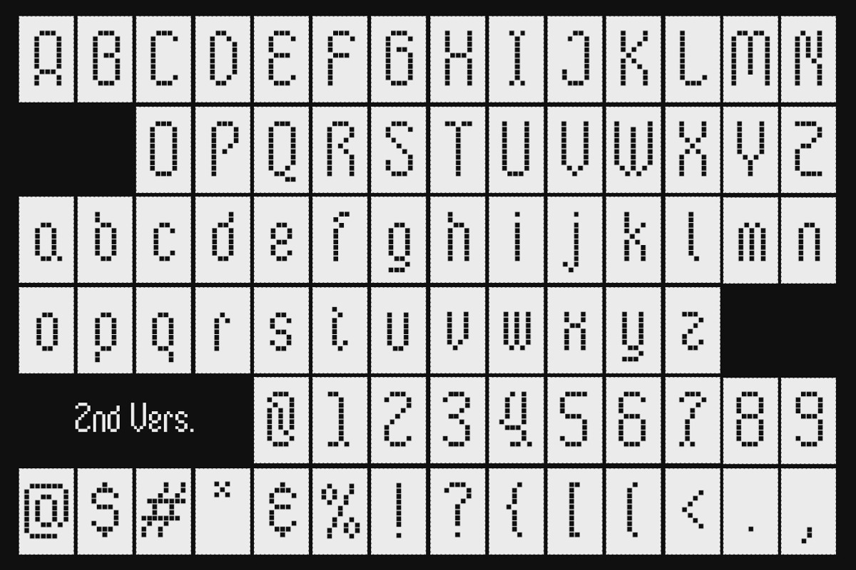 Byte Square Pixel Typeface, a Sans Serif Font by Letterhend Studio (Photo 7 of 12)