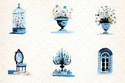 Chateau Clipart - Vintage Doodles, an Illustration by DreamCafeArt (Thumbnail 4 of 8)
