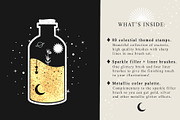 80 Celestial Procreate Stamp Brushes, a Brush Add-On by BrushBoy (Thumbnail 2 of 7)