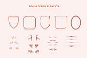 Vintage Cactus Crests, an Illustration by Antiquaria (Thumbnail 6 of 9)