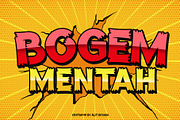 The Crotah Comic Style Font, a Sans Serif Font by alit design (Thumbnail 4 of 16)