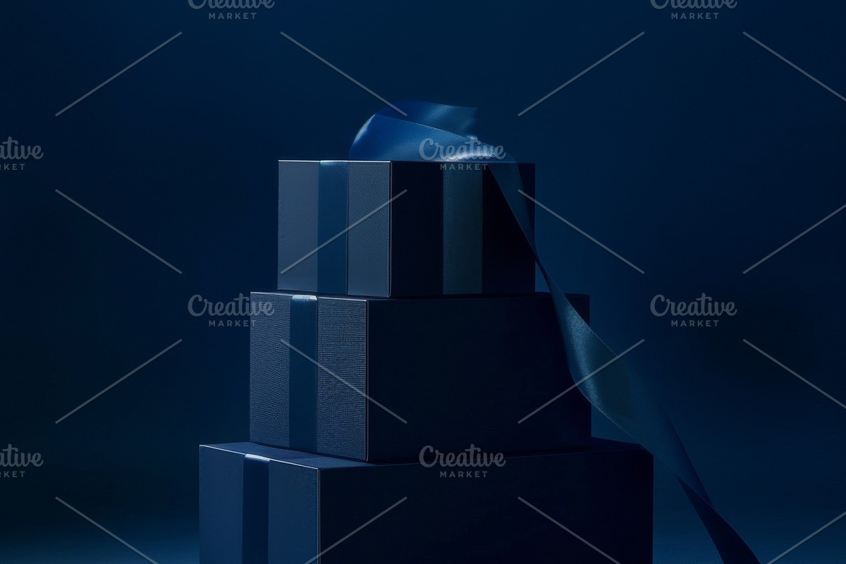 161 Gift boxes, a Holiday Photo by Handmadefont (Photo 7 of 164)