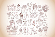 Garden doodles, an Illustration by Elina_Li (Thumbnail 4 of 8)