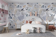Dusty blue Pattern Collection, a Pattern Graphic by Madebyia (Thumbnail 6 of 9)