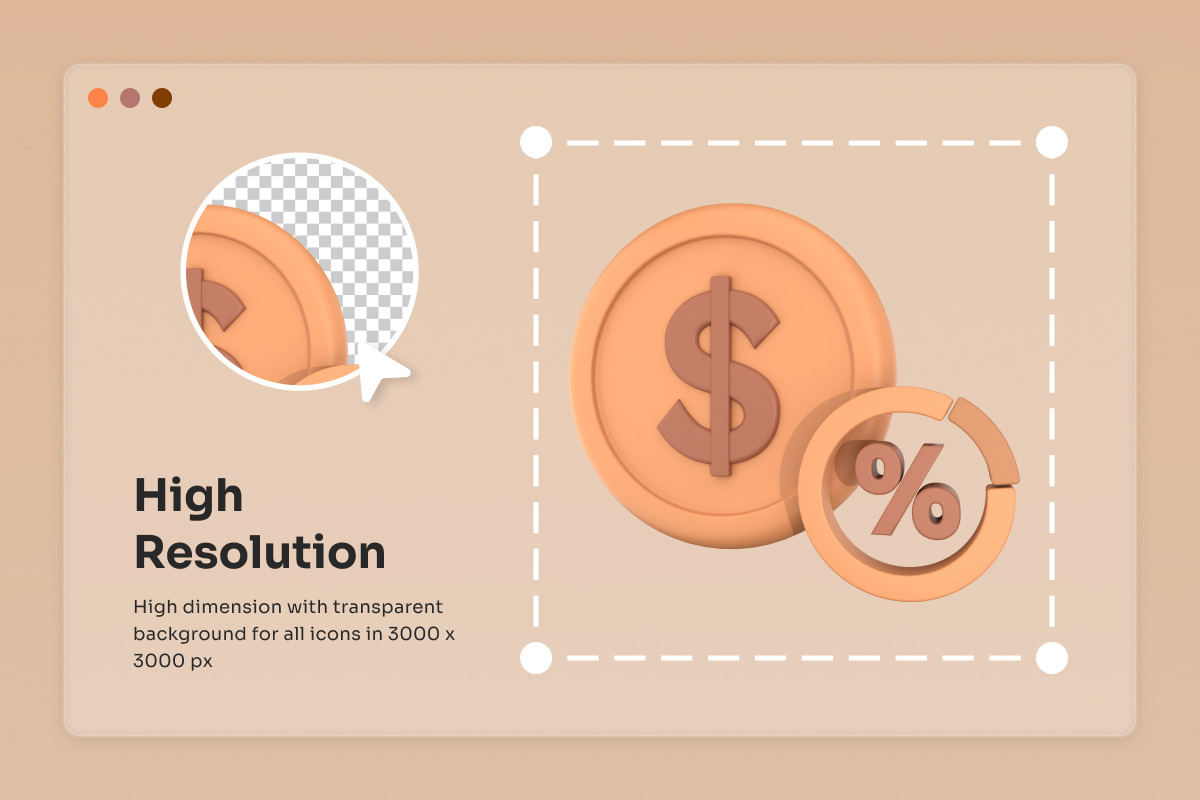 Modern FinTech 3D Icon Collection, a Finance Illustration by twinstd (Photo 4 of 6)