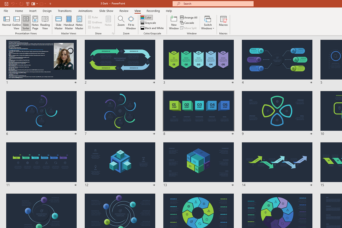 Professional Presentation Template, a Presentation Template by Infographics project (Photo 11 of 12)