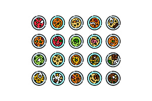 Collection of various bowl soup, an Object Graphic by pikepicture